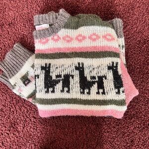 Cozy Alpaca Pattern Sweater
